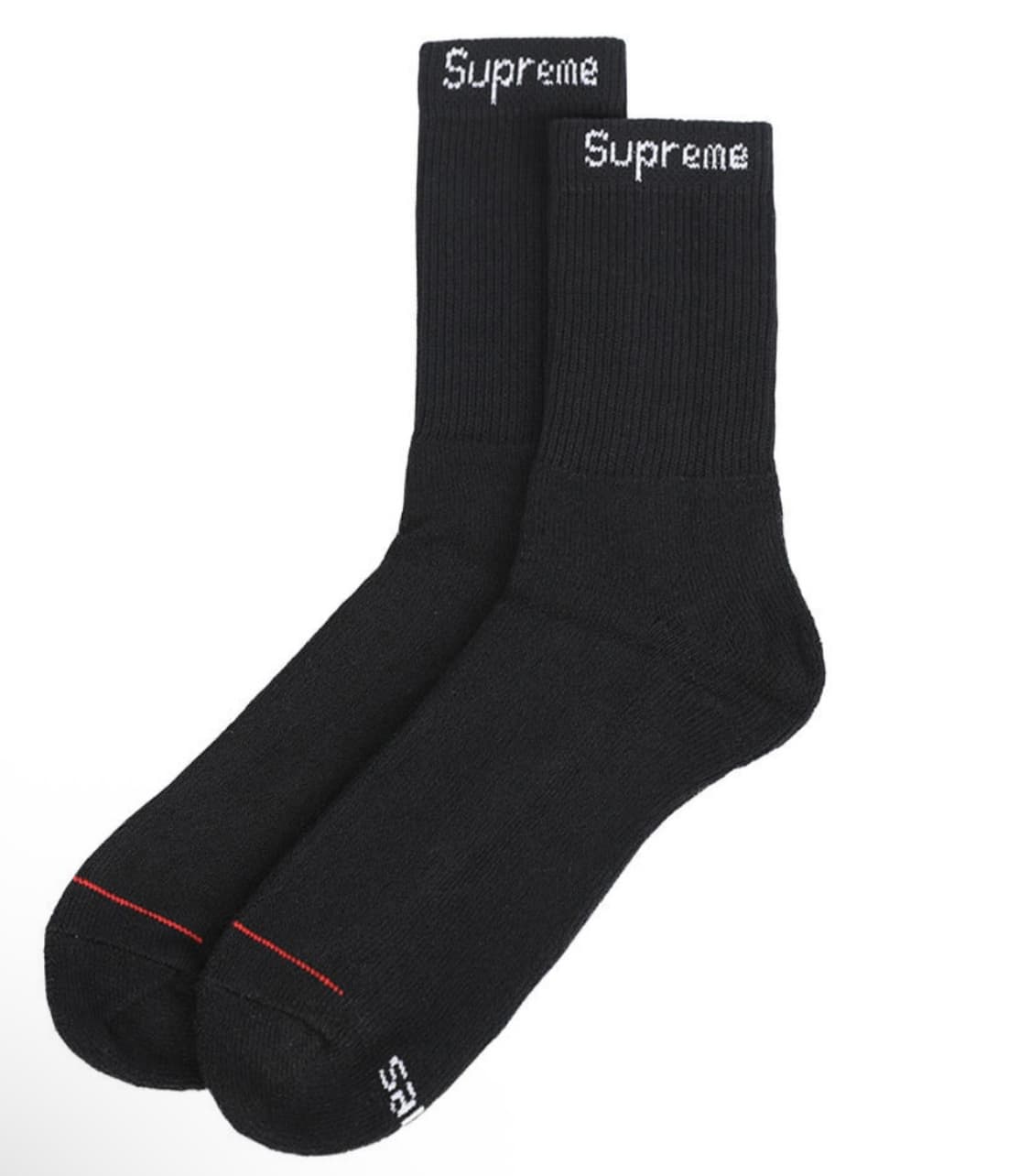 supreme 슈프림 헤인즈 크루 면 양말 1개 단품 상품이미지1