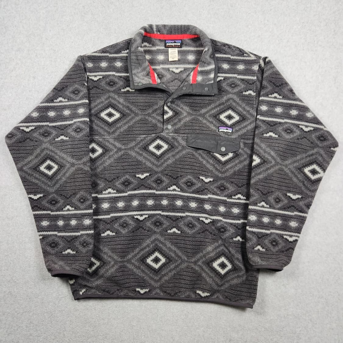13FW 파타고니아 신칠라 스냅-T 플리스 풀오버 아이오타 패턴 상품이미지1