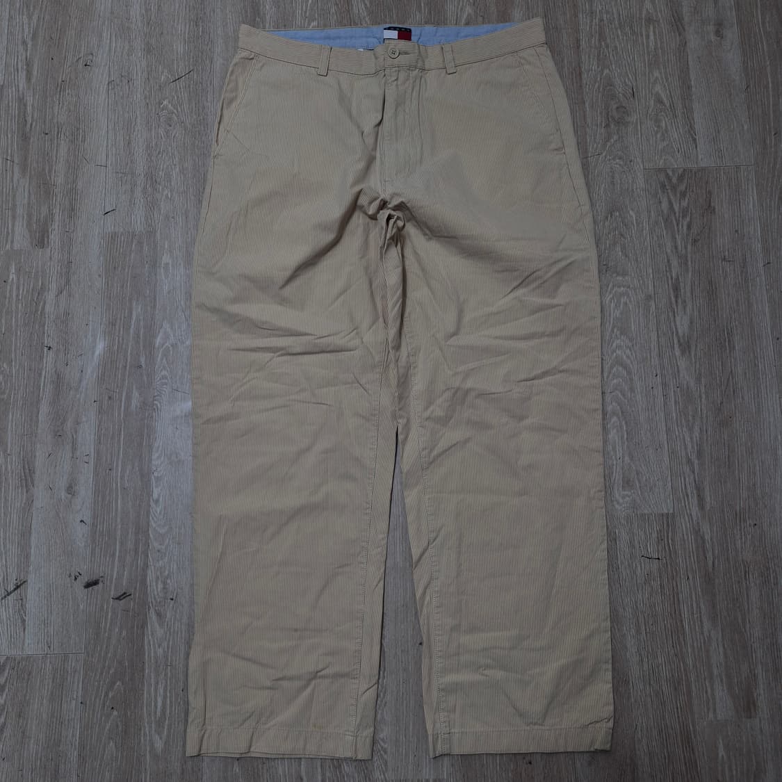 타미힐피거 남성 코튼 와이드 면바지 치노팬츠 (34/32) 상품이미지1