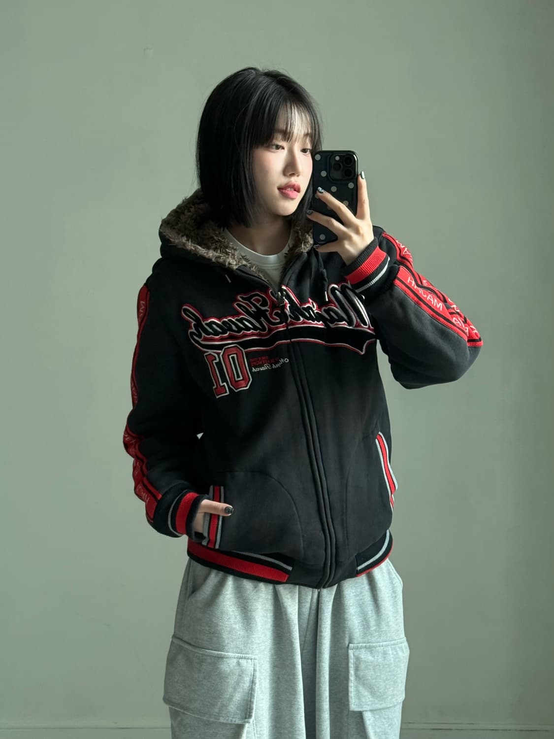 마자플라바 울프죠 후드집업 상품이미지3