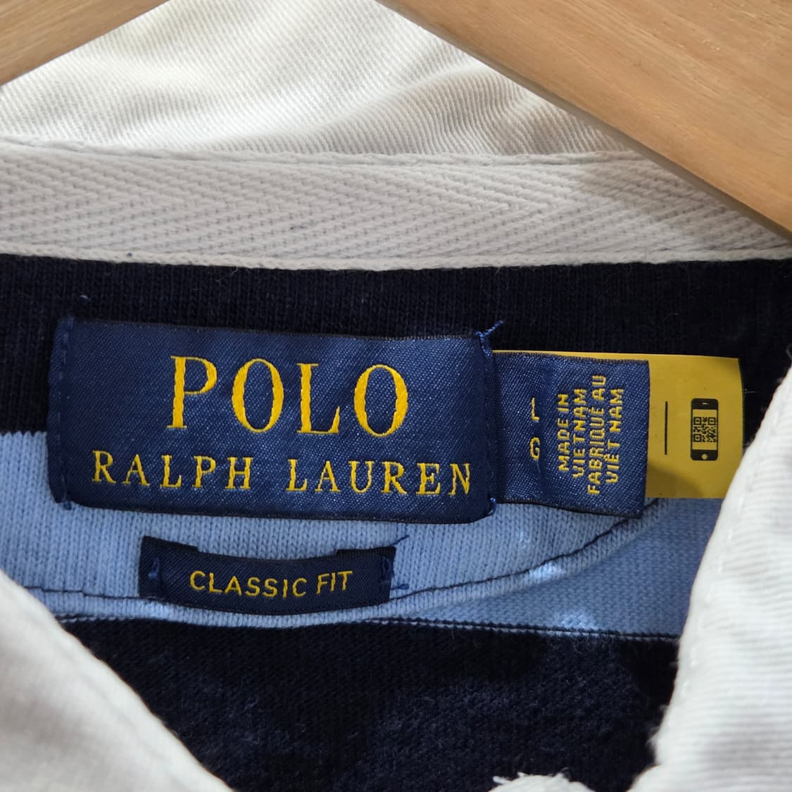 폴로랄프로렌 코튼 스트라이프 카라티 L  상품이미지3