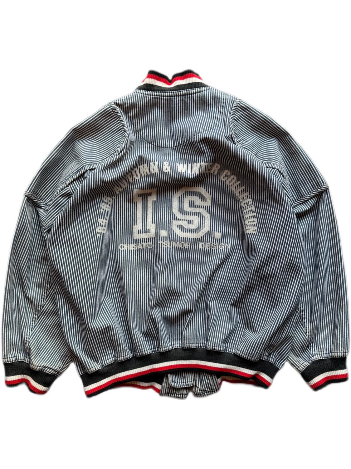 80s 이세이스포츠 히코리 봄버자켓 XL 상품이미지1