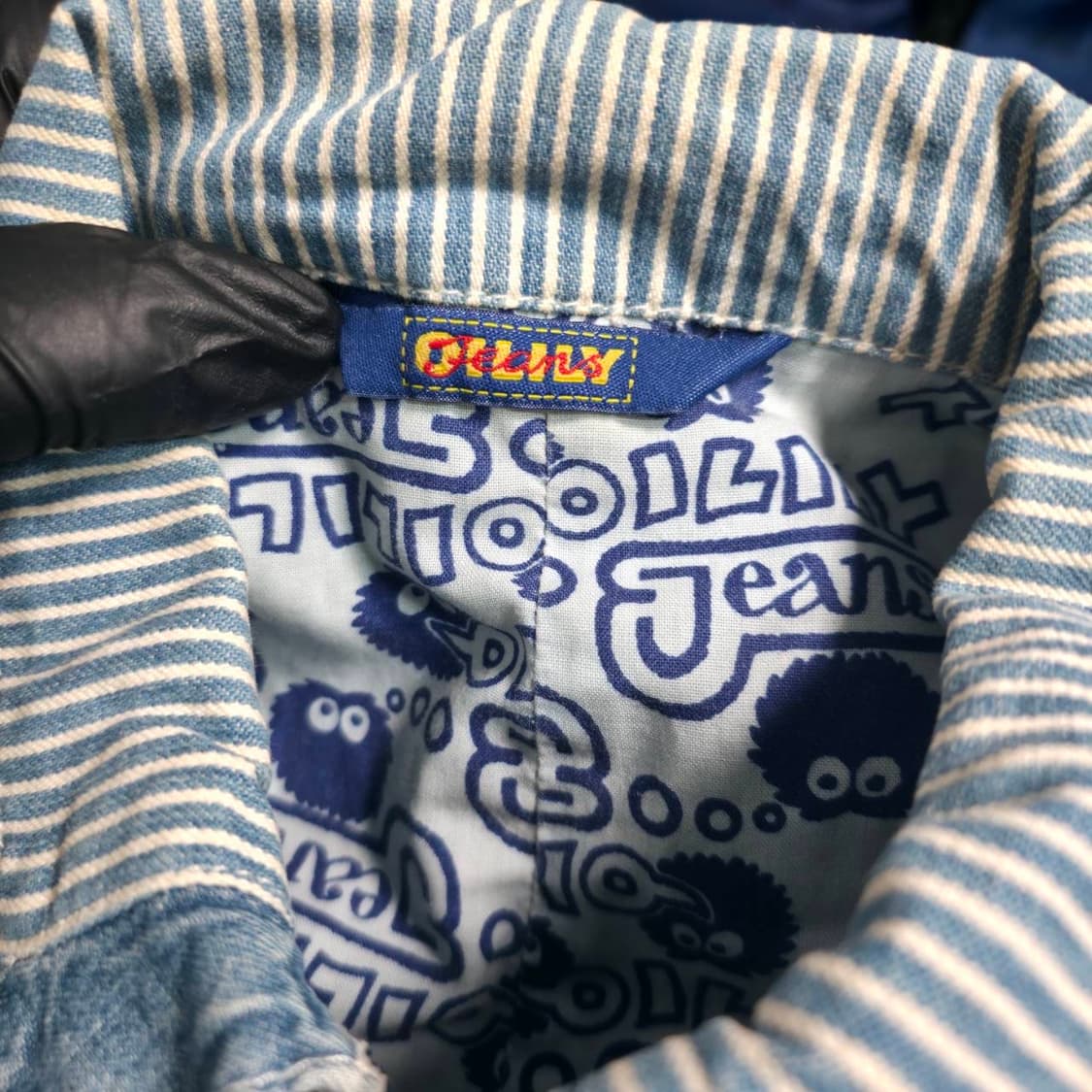 Oilily 오일릴리 데님 패치워크 워크 자켓 블루 (빈티지,유니크) 상품이미지4