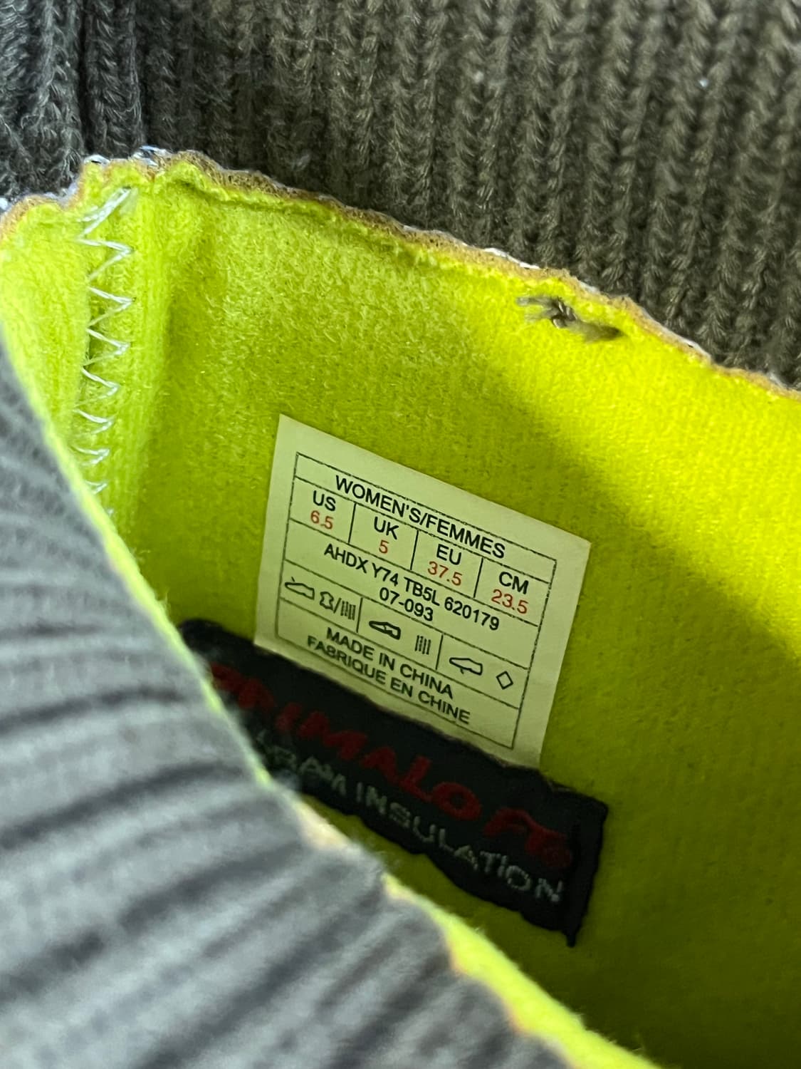 노스페이스 스웨이드 부츠 니트부츠 상품이미지8