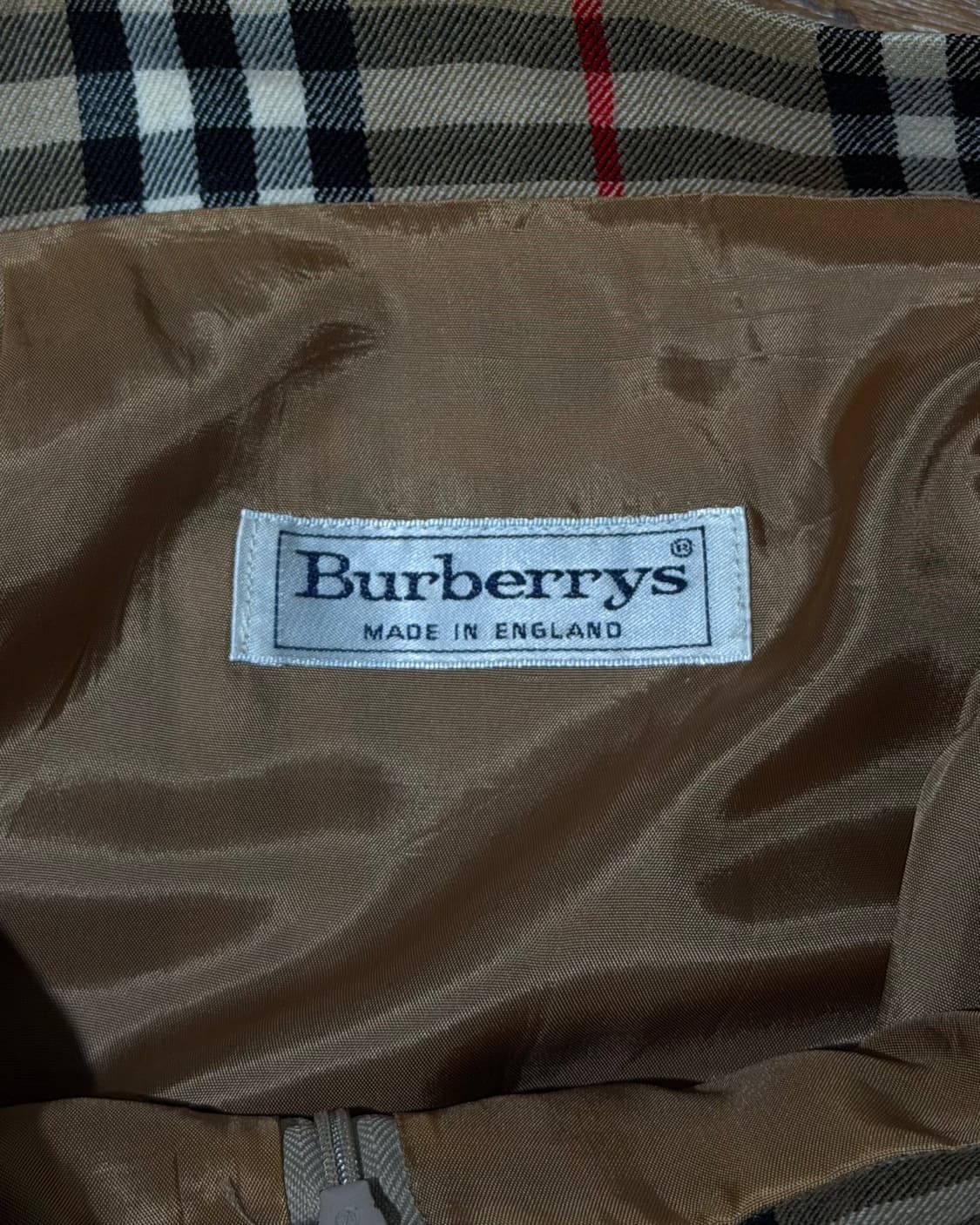 버버리 베이지 노바체크 미디스커트 상품이미지7