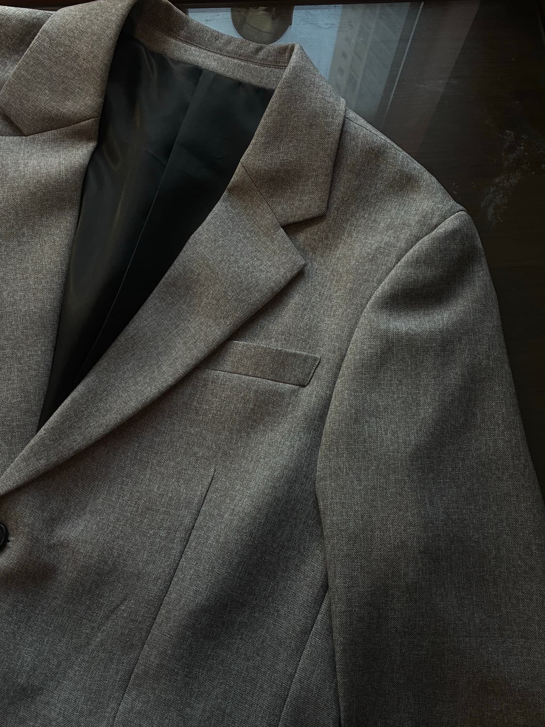 (L-XL) 남성 그레이 블레이저 자켓 판매 상품이미지1