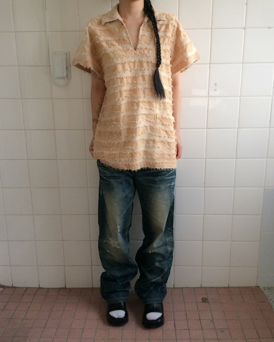 Fringe layer shirt 상품이미지5