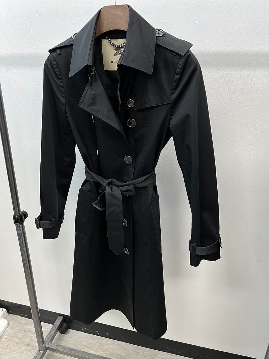 여) 버버리 런던 블랙 트렌치코트  상품이미지1