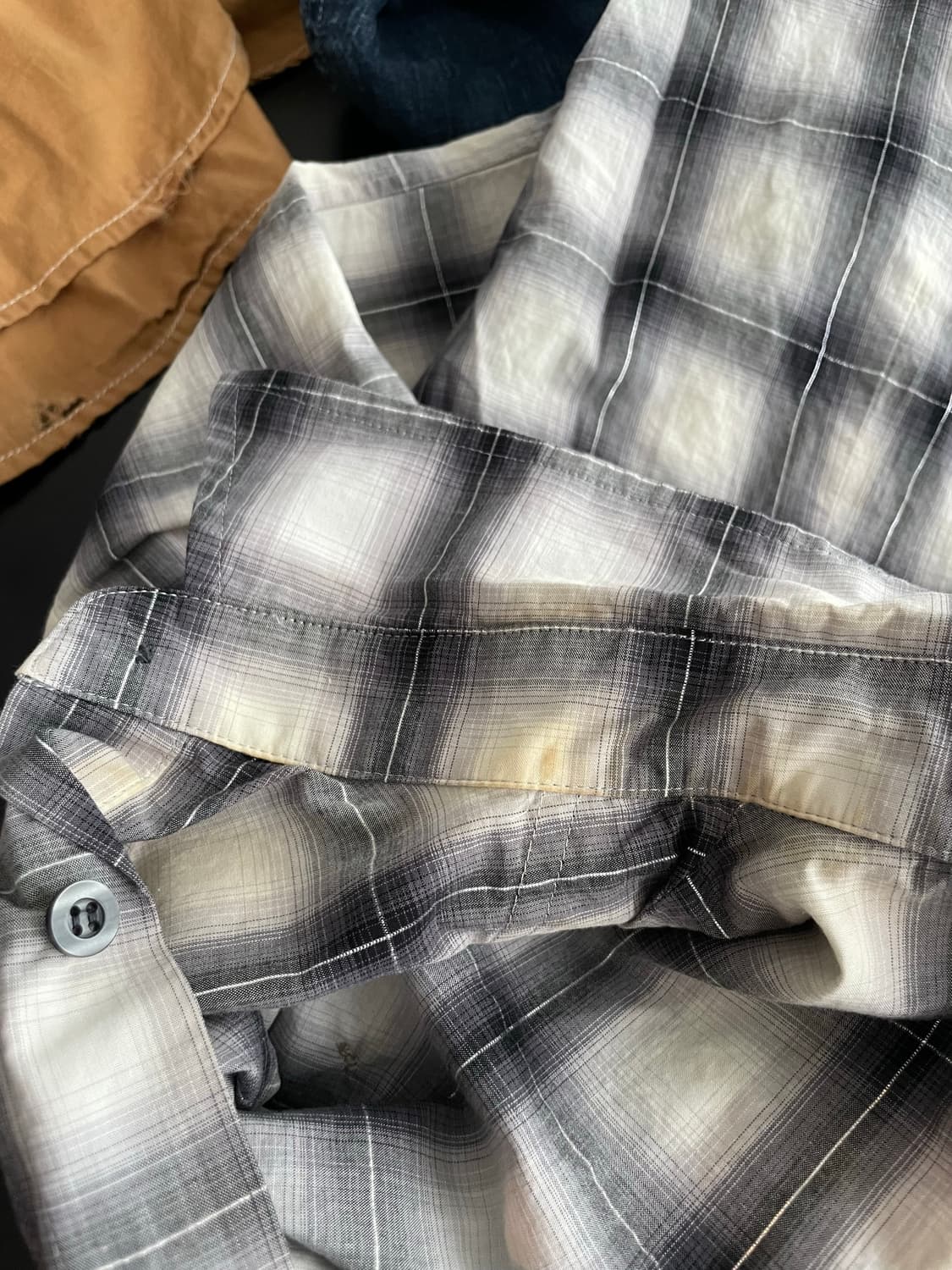 Burma Shave Ombre Check western shirt 상품이미지7