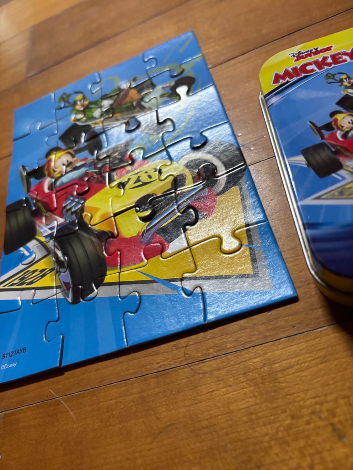 디즈니 미키마우스 레이싱 퍼즐 인테리어 소품 상품이미지5