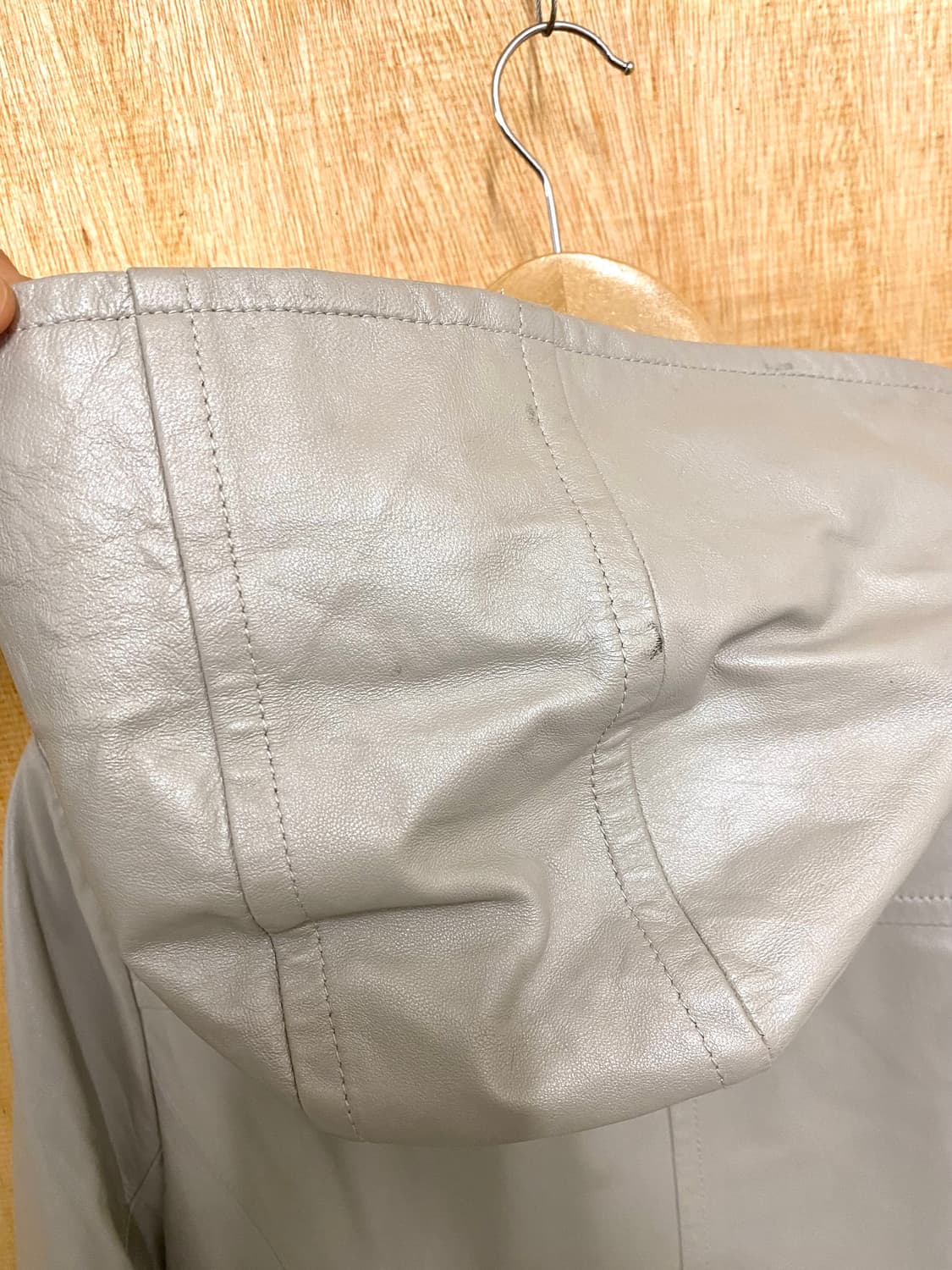 BALMAIN leather duffle coat 발망 레더 더플코트 상품이미지7