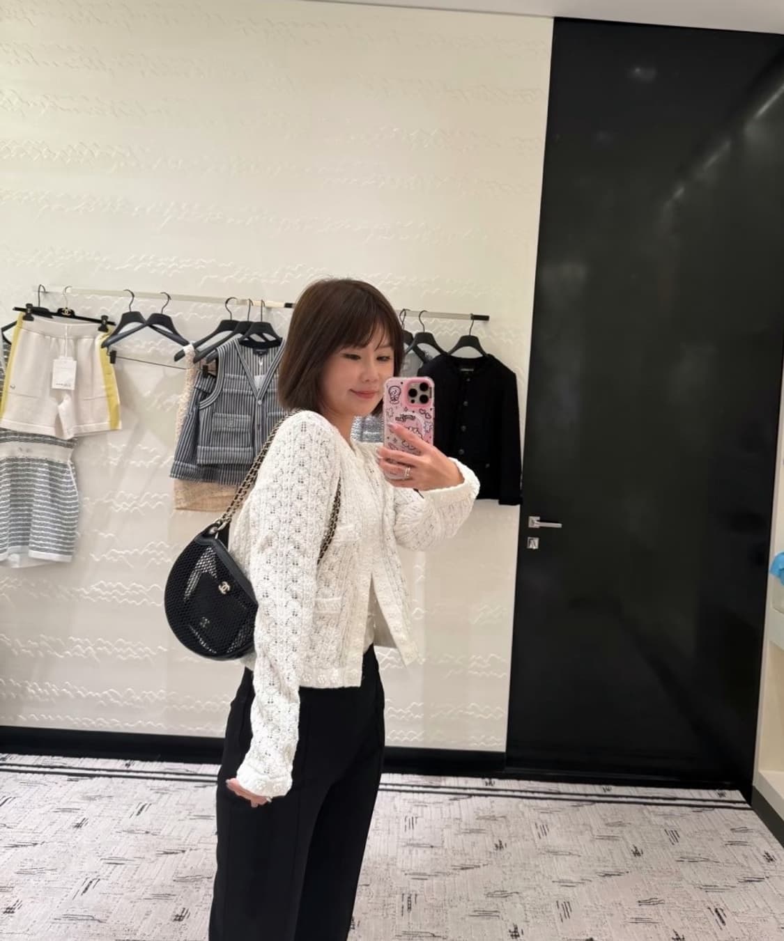 샤넬뷰티 메쉬 반달 그물백 호보백 파우치 세트  상품이미지9