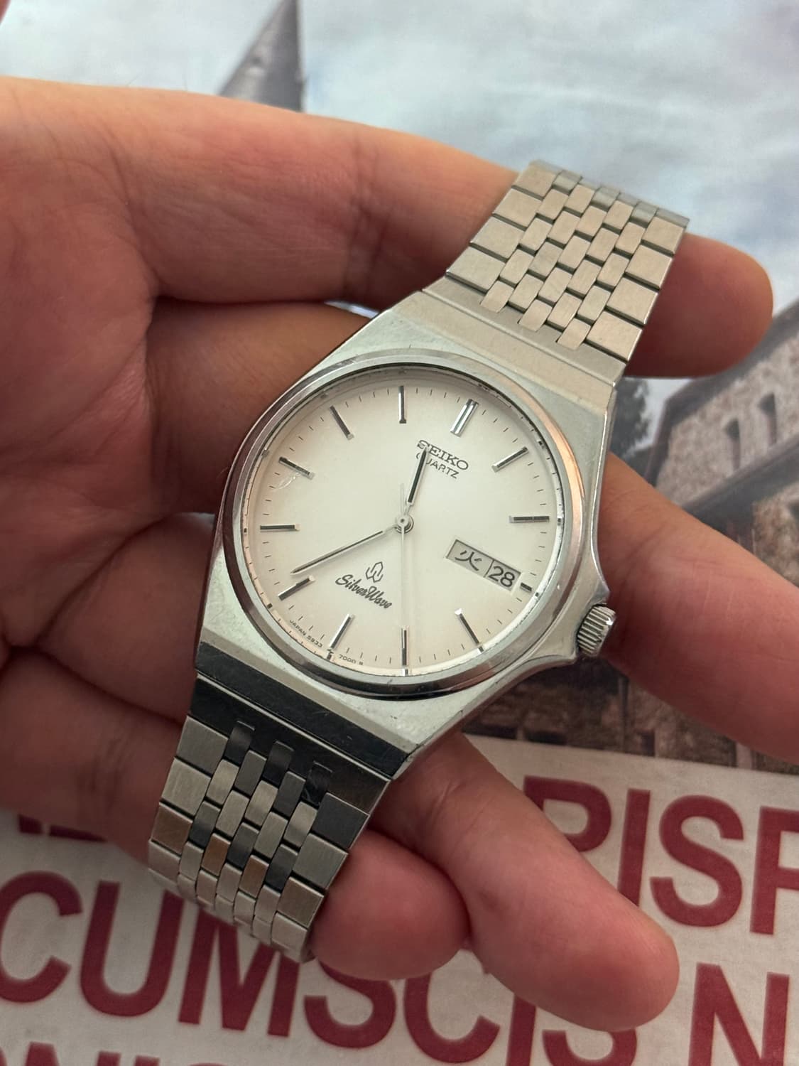 Seiko 세이코 SilverWave Day-Date Quartz 상품이미지3