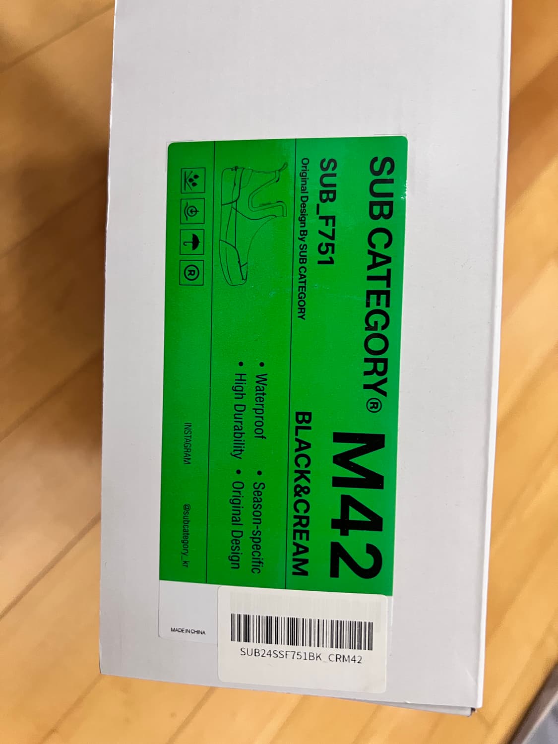 서브카테고리 장화 42사이즈 상품이미지6