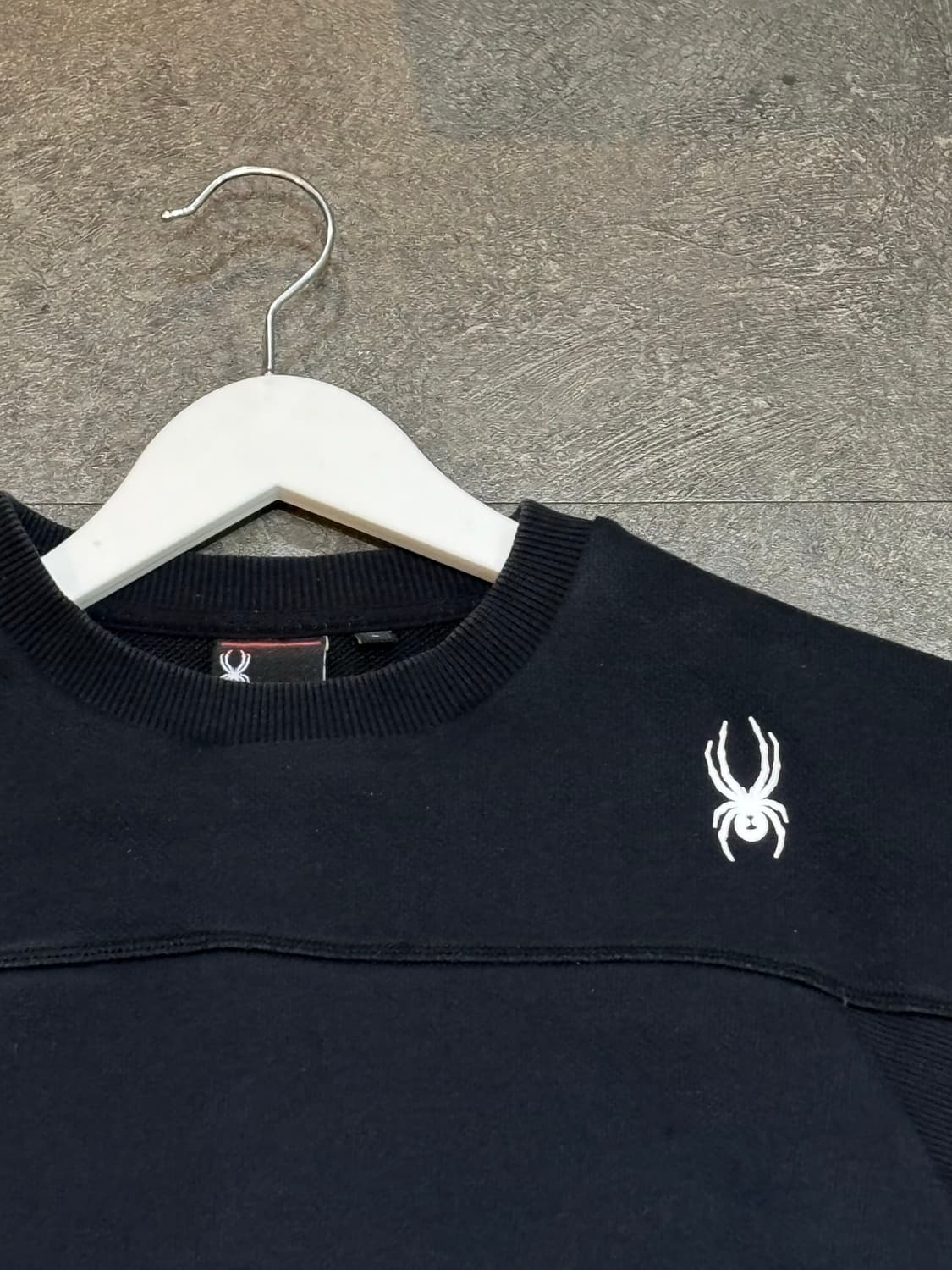 스파이더 맨투맨 블랙 L사이즈 상품이미지4