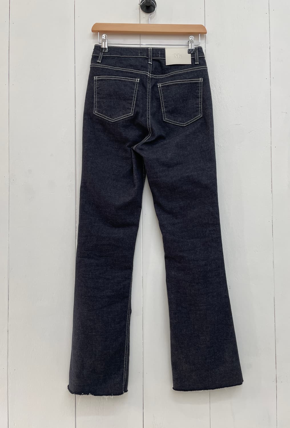 밀리언코르(MILLIONCOR) 생지 화이트 스티치 부츠컷 데님 상품이미지8