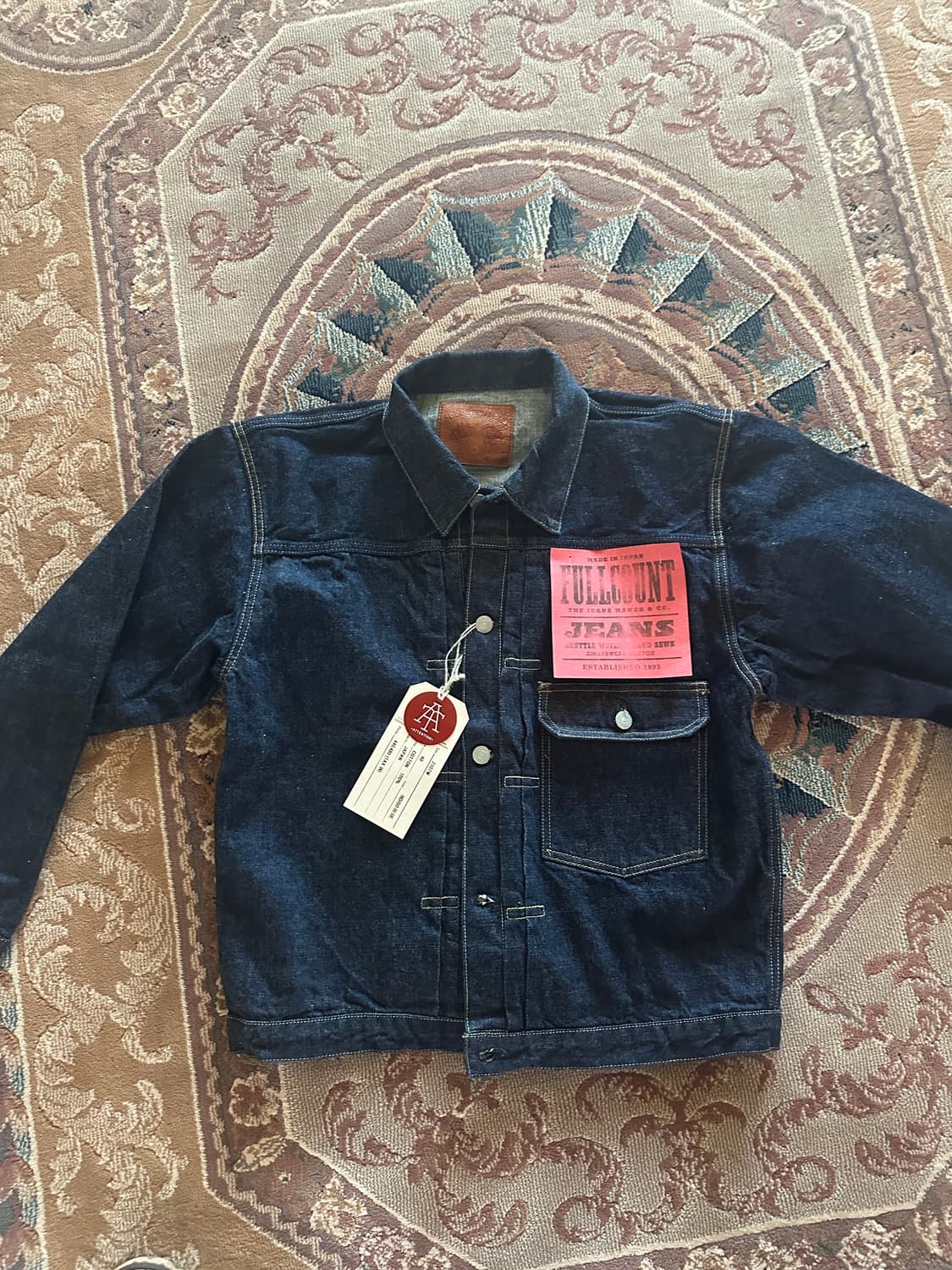 풀카운트 1세대 데님자켓 40사이즈(새제품) 상품이미지1