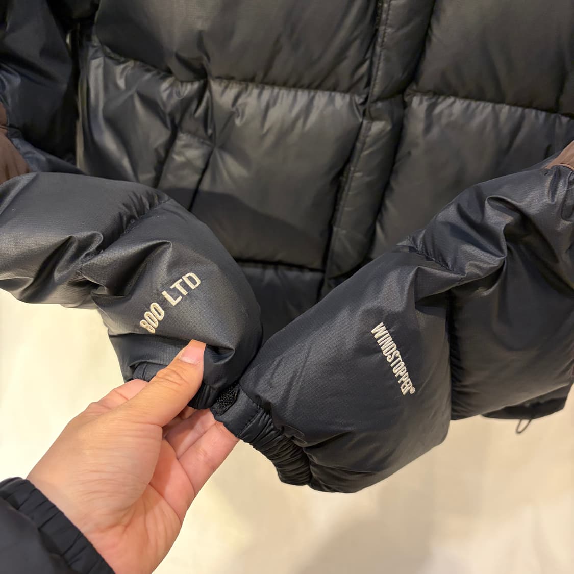 노스페이스 눕시 800 LTD 윈드스토퍼 구스다운 패딩 자켓 상품이미지6