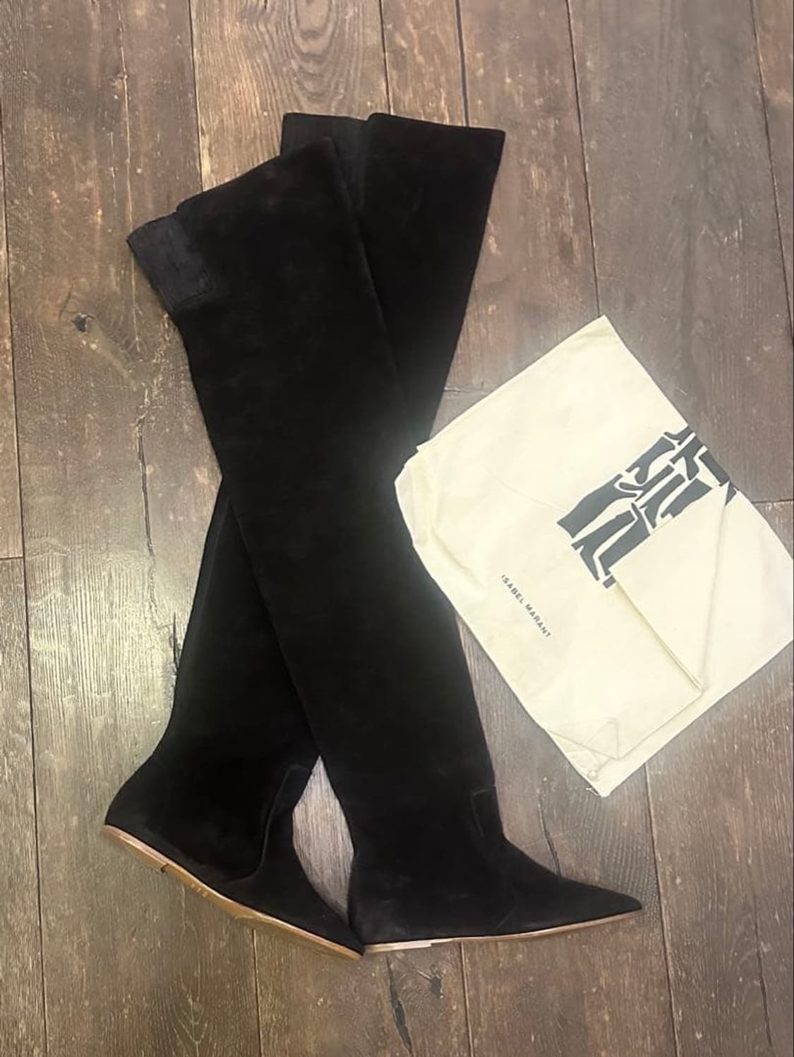 isabel marant high boots 스웨이드 니삭스 하이 부츠  상품이미지1