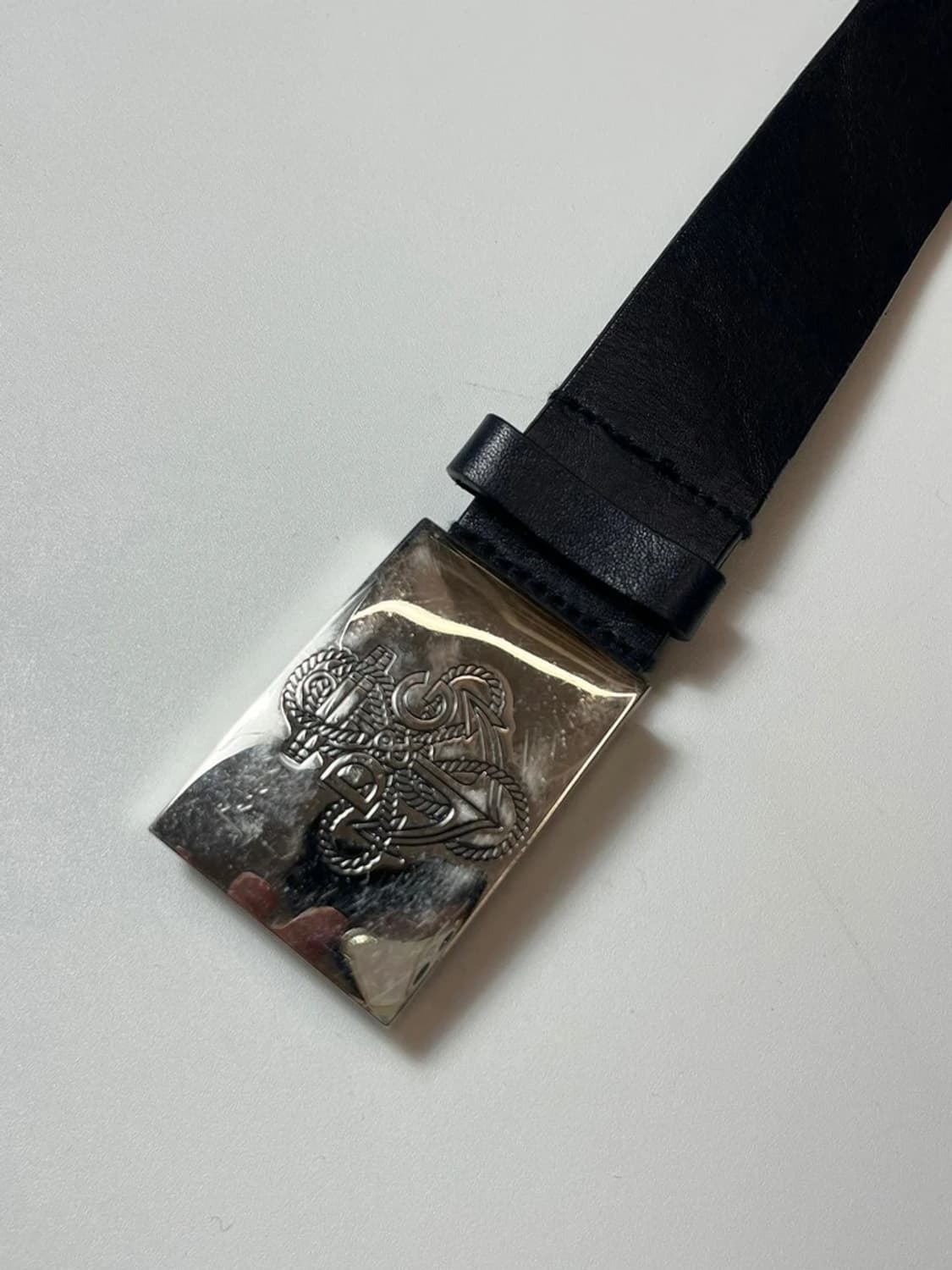 돌체앤가바나 00's 닷빅버클 통가죽 벨트 Q1422 상품이미지4