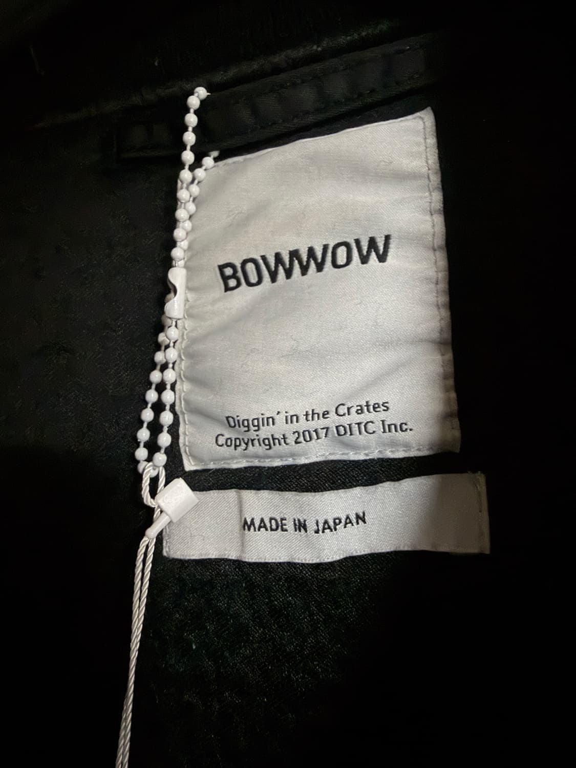 [새상품]bowwow 플라이트 자켓 블랙 XL 상품이미지7