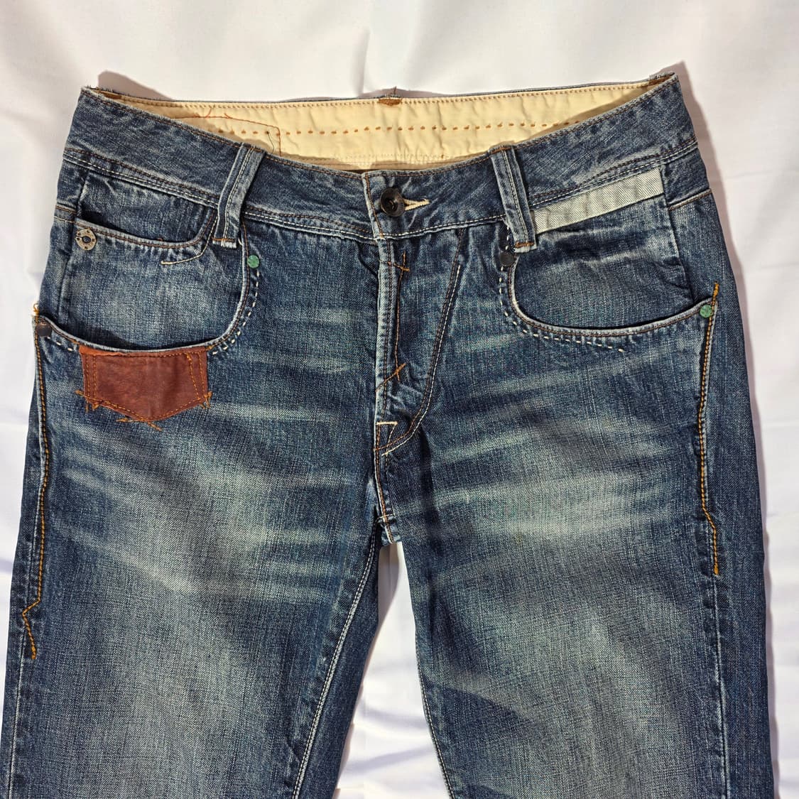 [W32L32]리바이스 Copper 웨스턴 세미 부츠컷 데님 팬츠 상품이미지2