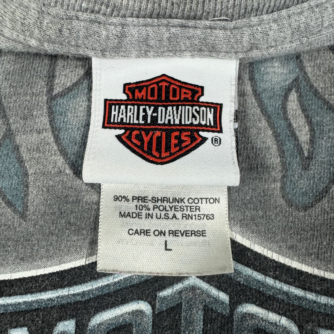 빈티지 2005 Harley Davidson 할리데이비슨 플레임 티셔츠 상품이미지6