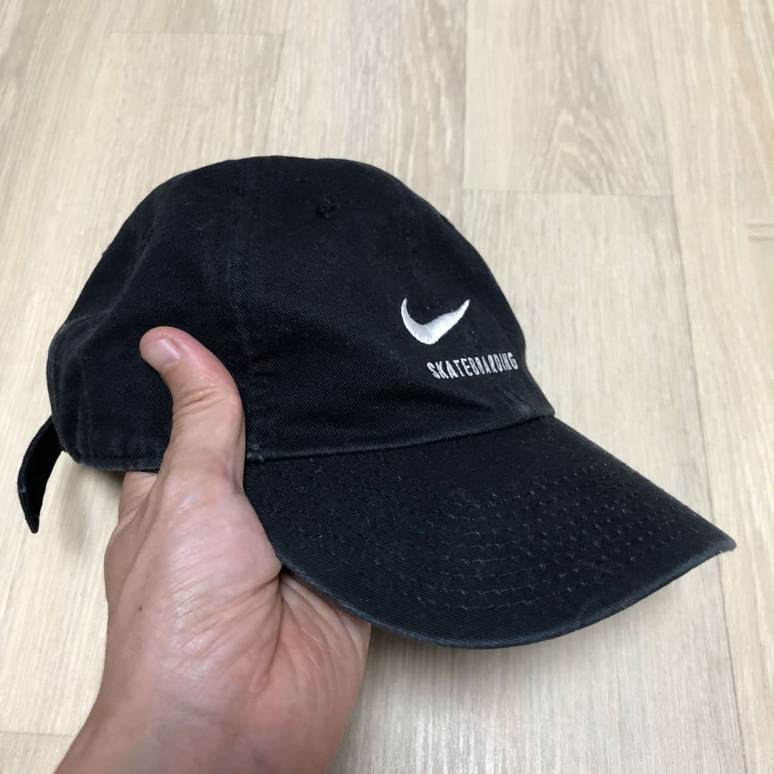 (ONE SIZE) 나이키 SB 스케이트 보드 스우시 볼캡 블랙 모자 상품이미지8