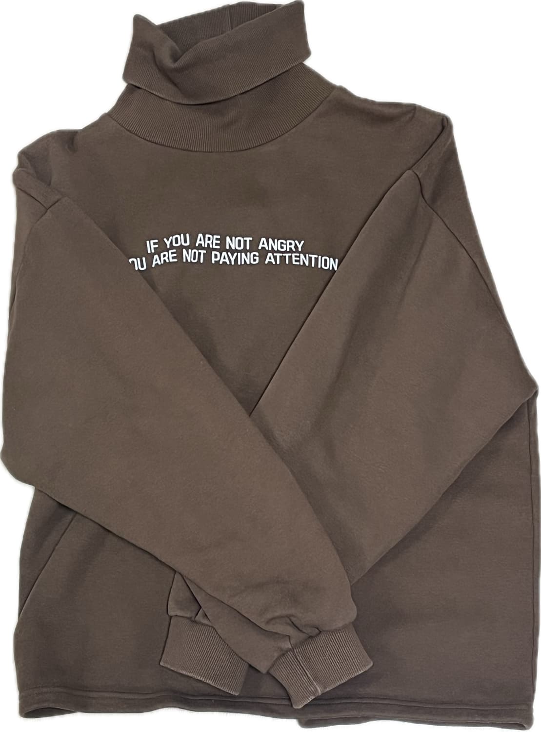 브라운 목폴라 맨투맨 상품이미지1