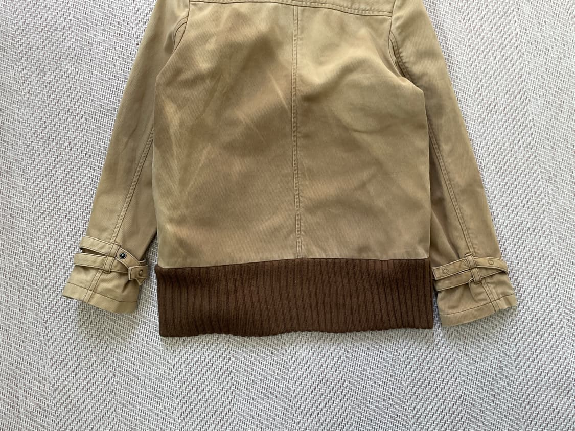 Alpha 빈티지 하이넥 디테일 하이브리드 집업 자켓 상품이미지7