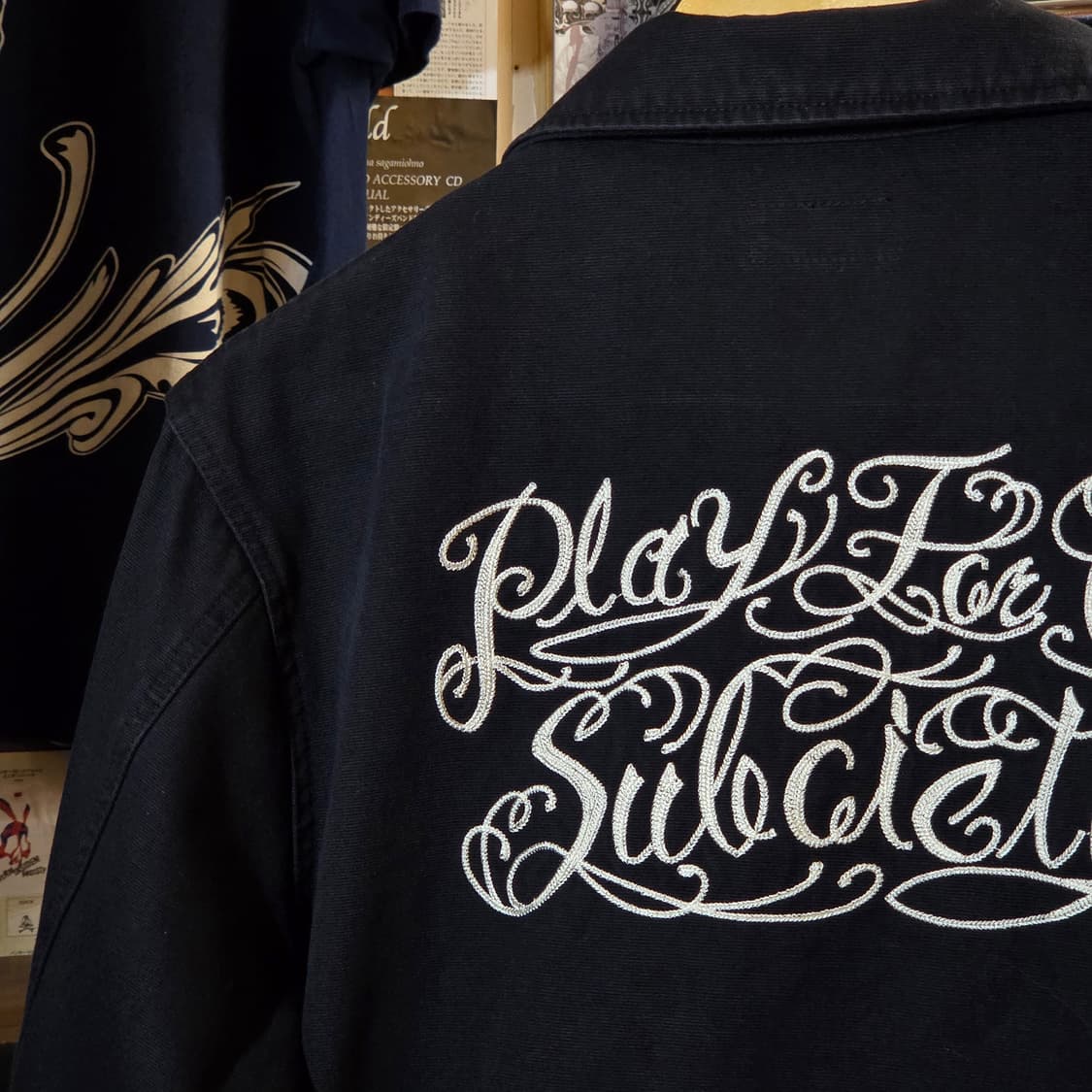 JPN 블랙 펑크 레터링 투웨이 자켓 상품이미지7