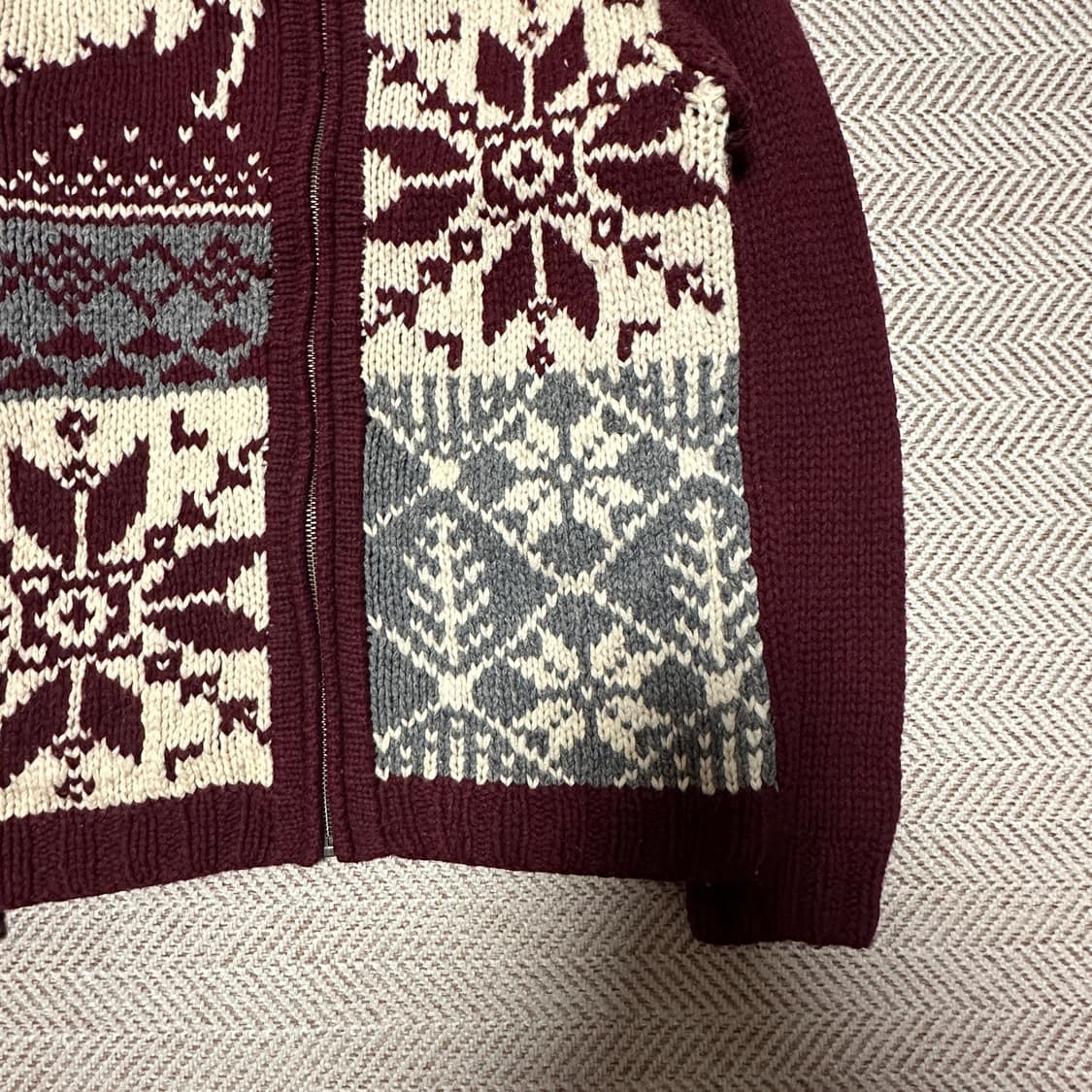 CHAPS RALPH LAUREN knit zip jacket 상품이미지4