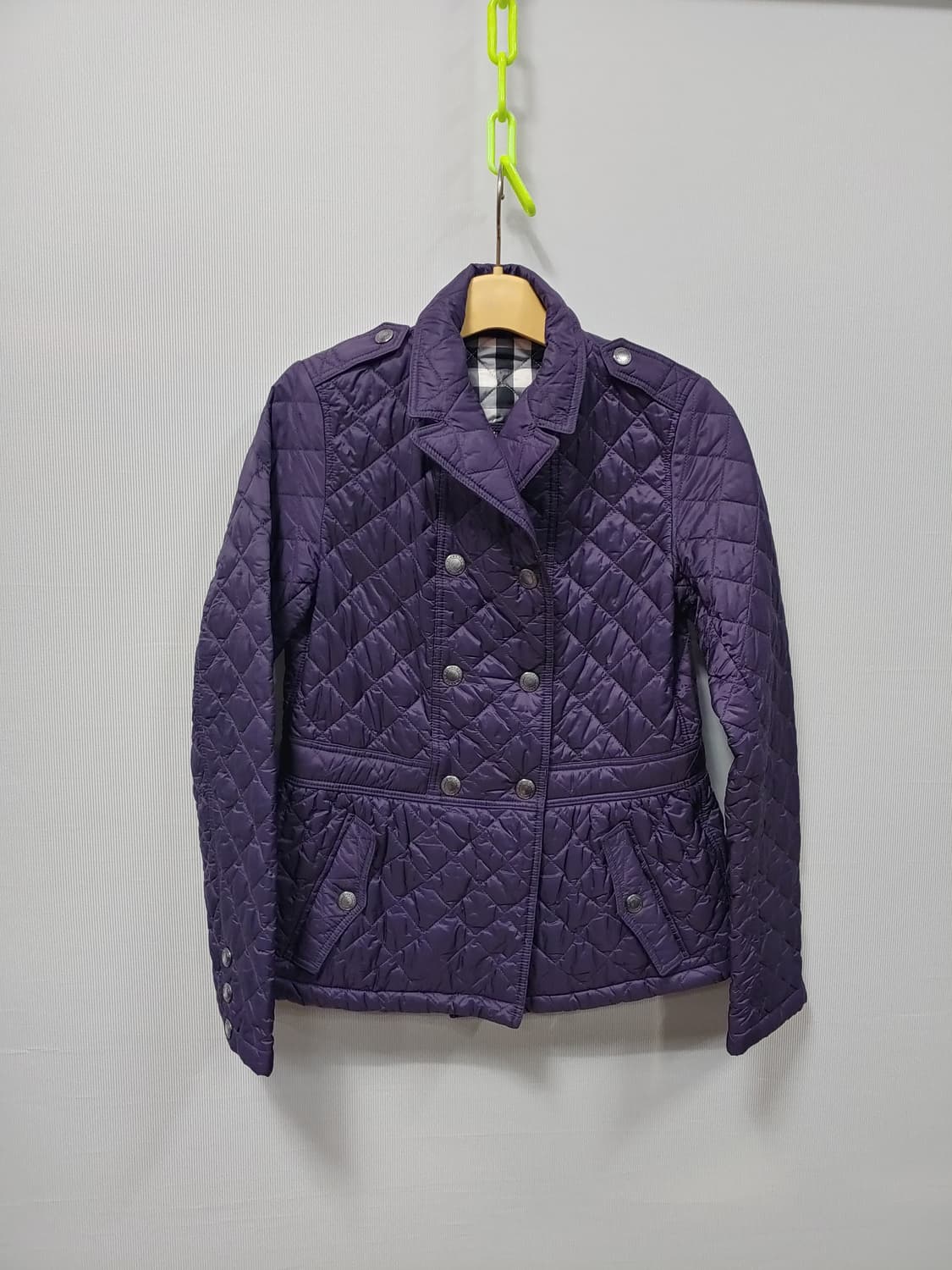 버버리 키즈 퍼플 퀼팅 자켓 12y 상품이미지1