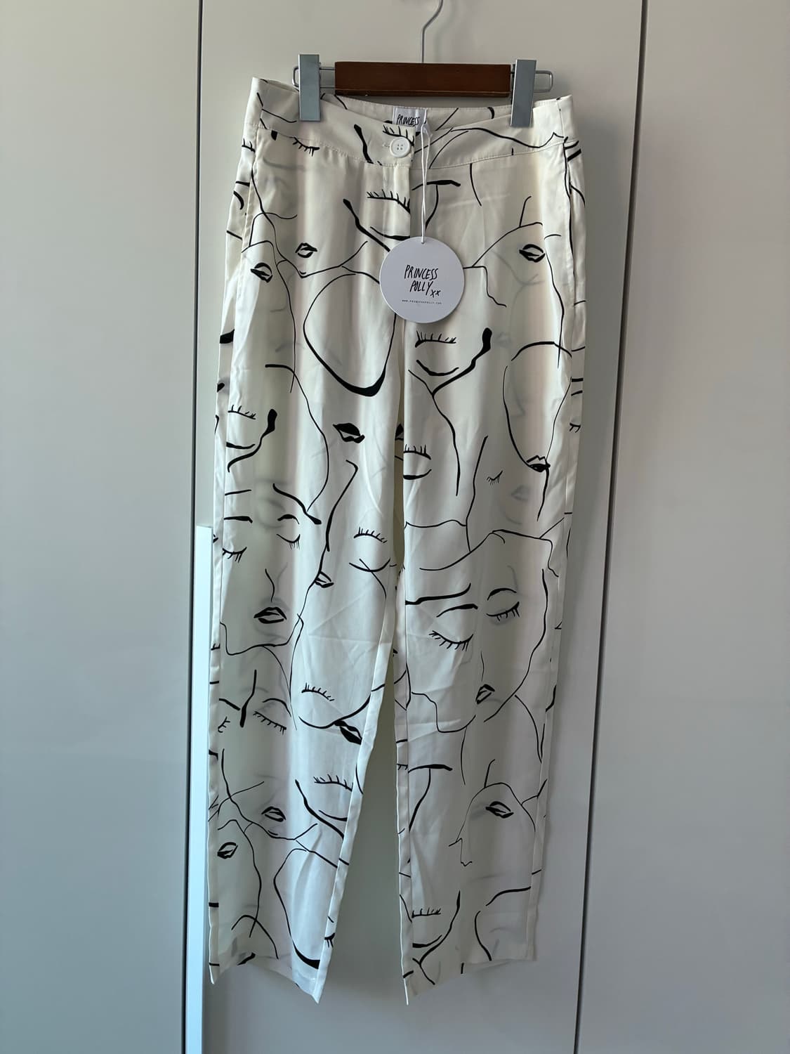 [프린세스폴리] Zavia Pants 페이스 프린트 새제품 택 있음 상품이미지1