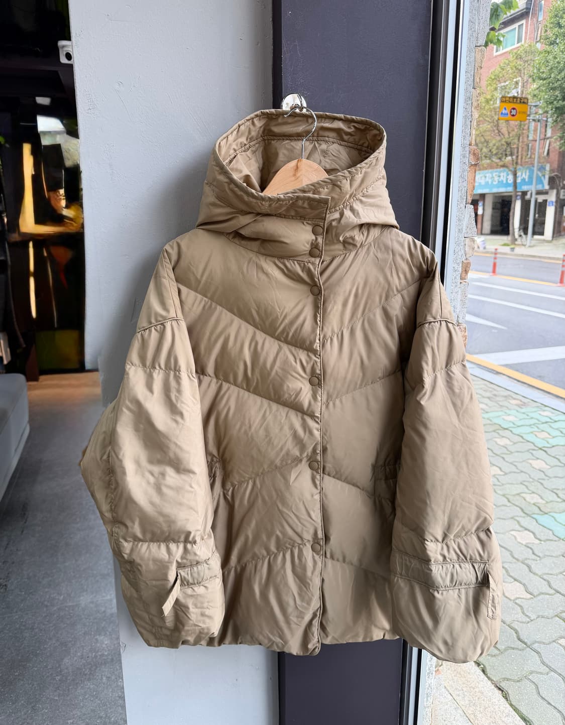 F/ 시스템 21FW 구스다운 하이넥 패딩 상품이미지2