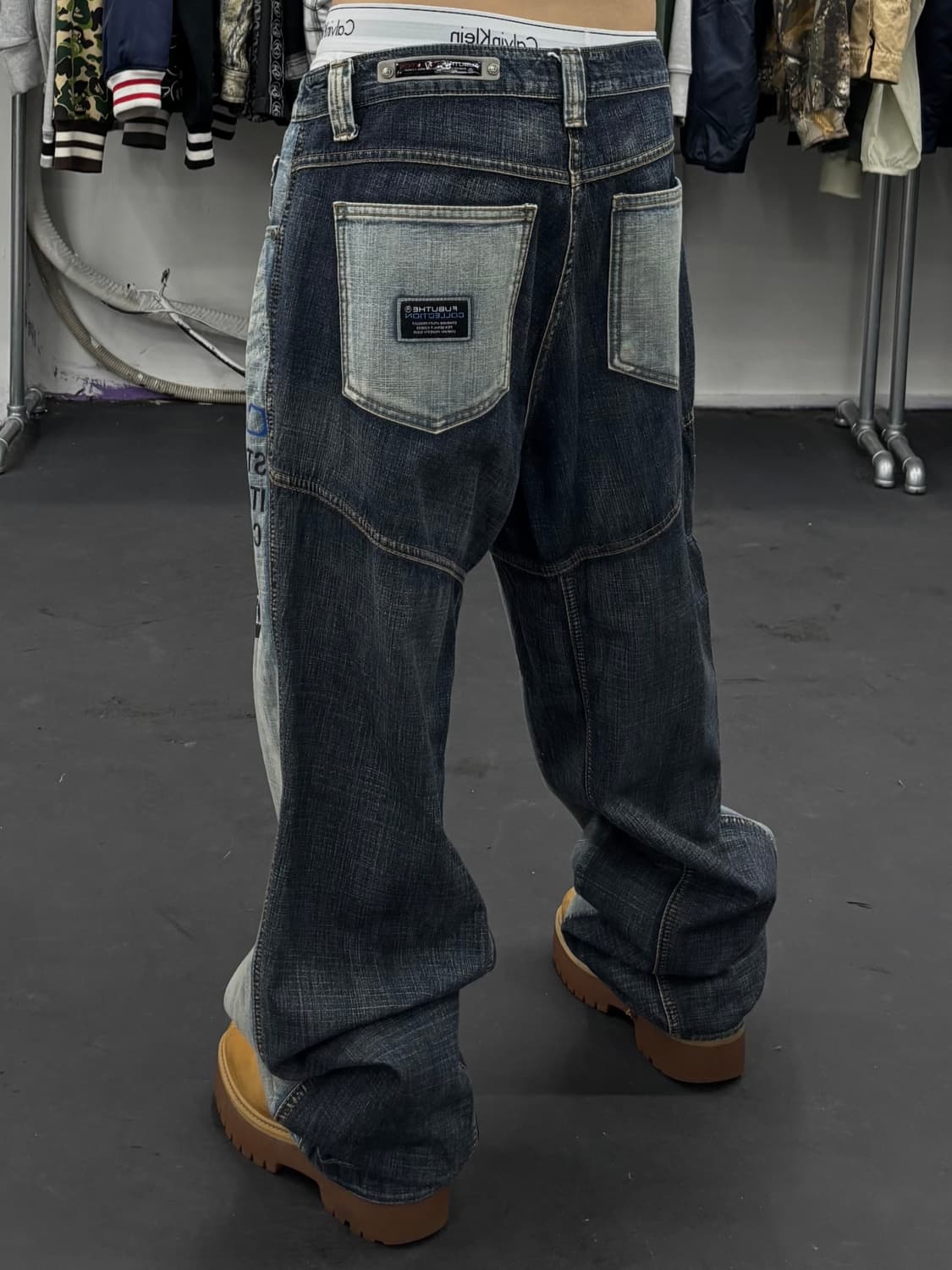 FUBU 푸부 투톤 올드스쿨 데님팬츠 상품이미지5