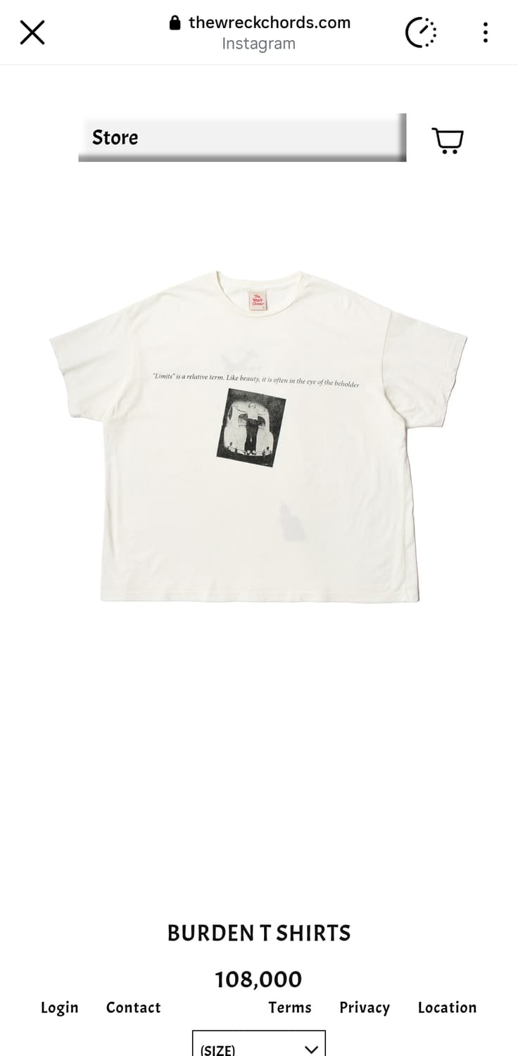 뤡코즈 BURDEN T SHIRTS 상품이미지1