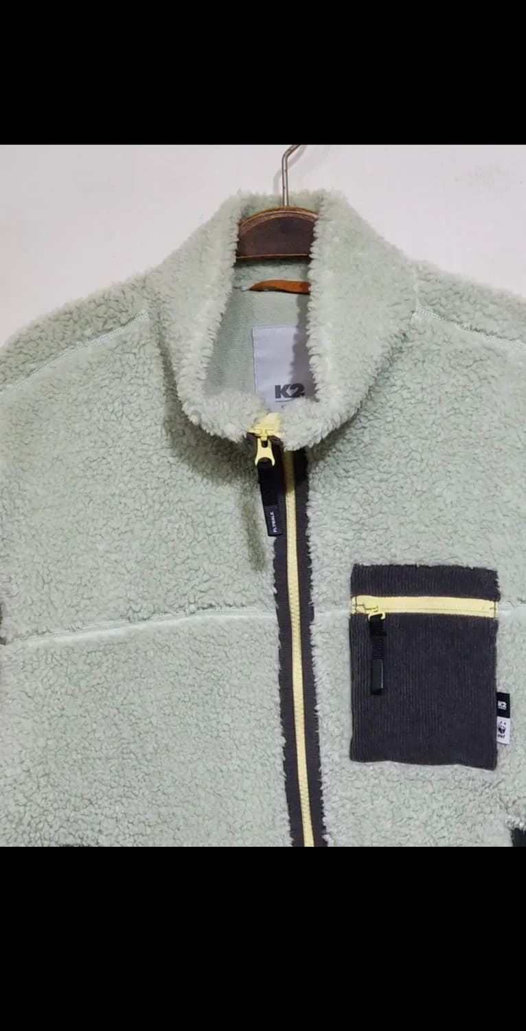 (95) K2 후리스 점퍼 옥색 뽀글이 케이투 플리스 자켓  상품이미지2