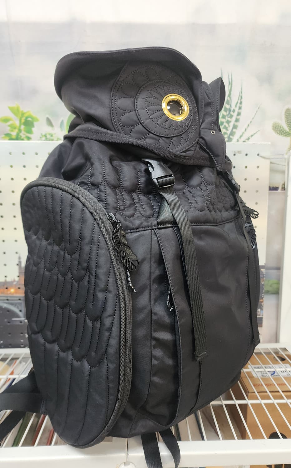 정품/ 몬크리에이션 여성백팩 부엉이백팩 라지 L사이즈 GD91 상품이미지5