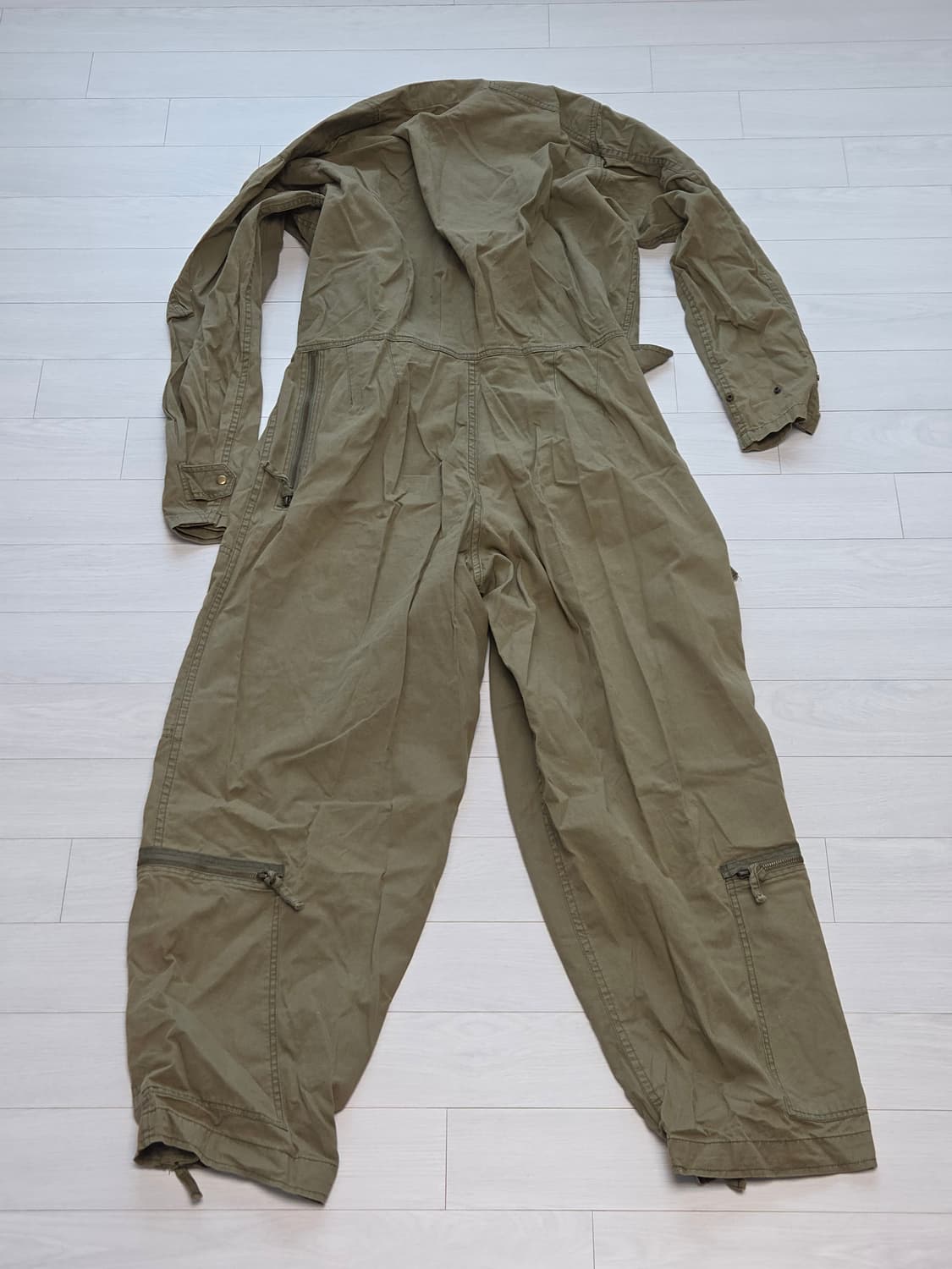 미군 오리지널 CVC 노멕스 커버올 점프수트 상품이미지2