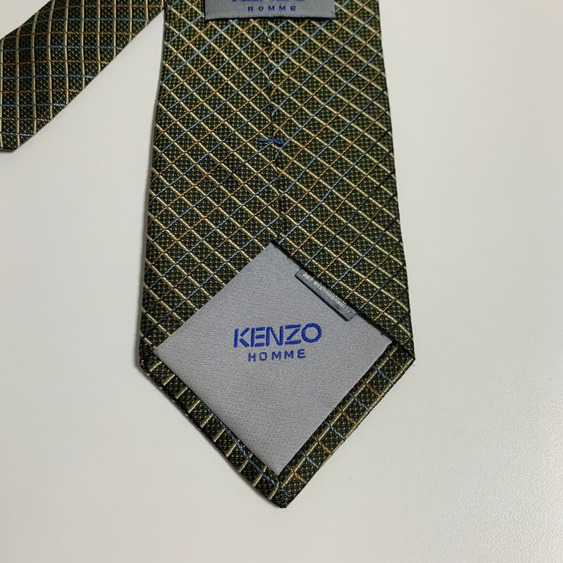 겐조(KENZO) 체크넥타이 명품 100실크 A+등급 상품이미지8