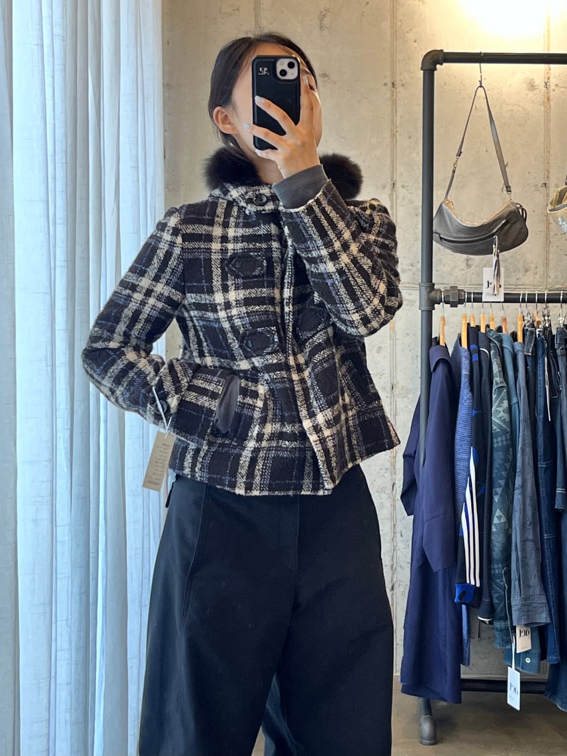 VIVA PRESTO 퍼 시어링 울 자켓  상품이미지3