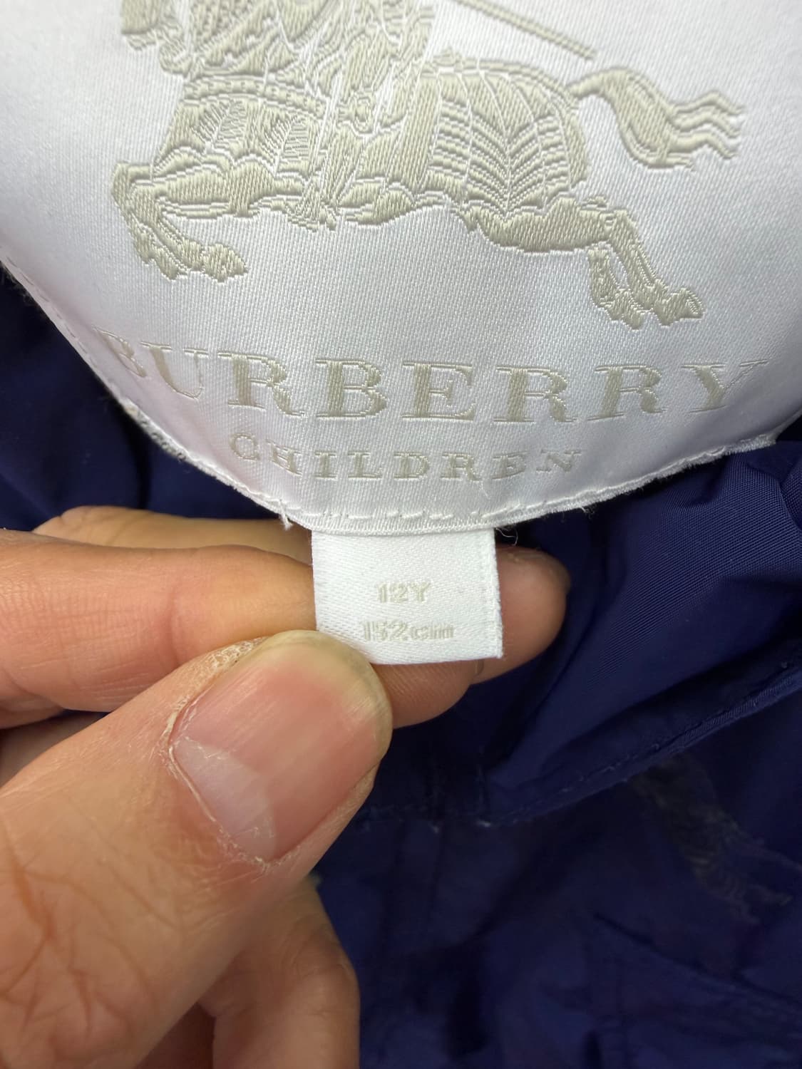 정품) 버버리 주니어 및 여성 후드 바람막이 자켓 12Y 상품이미지7