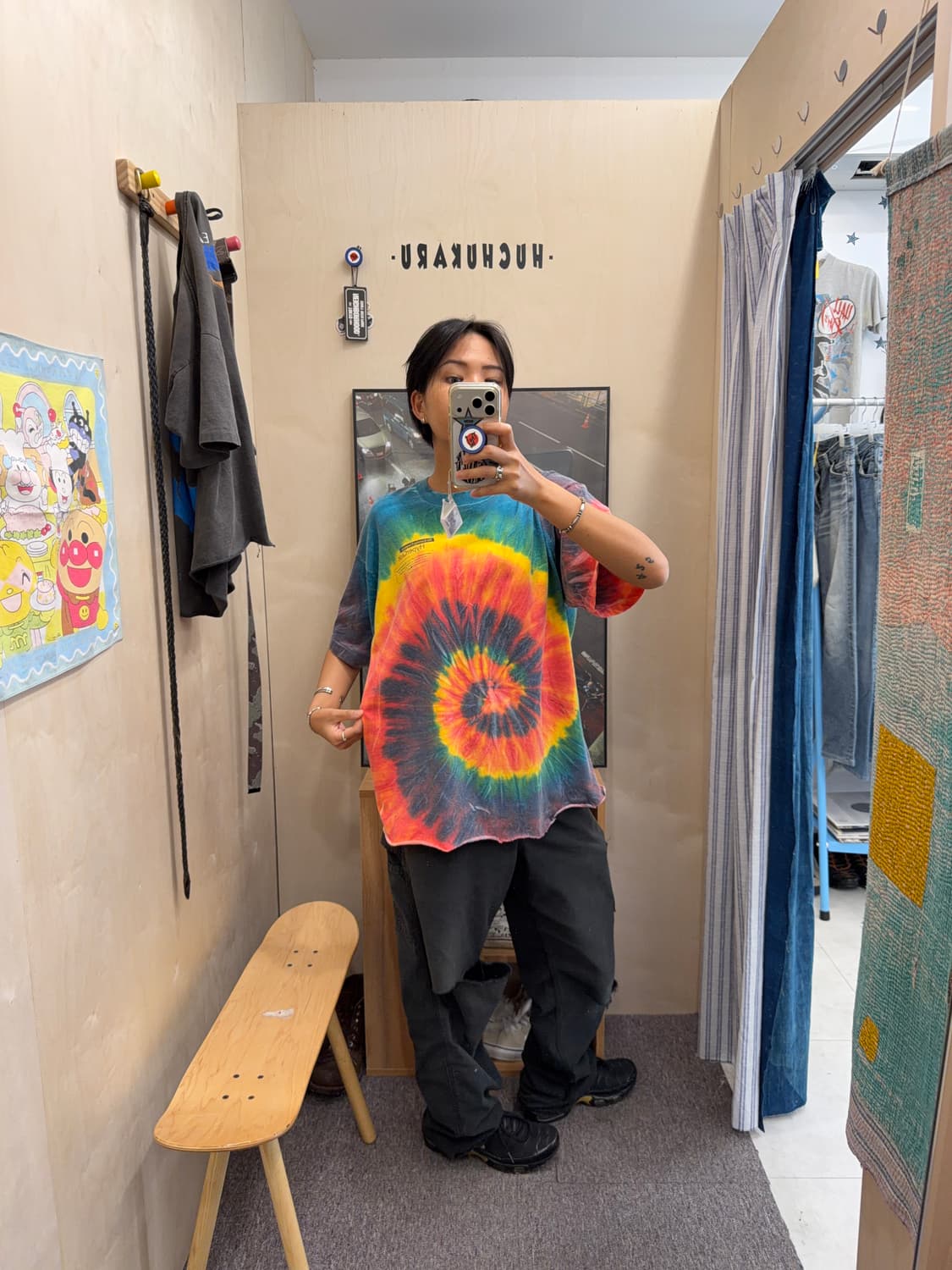 Tie dye cutting Tee 상품이미지4