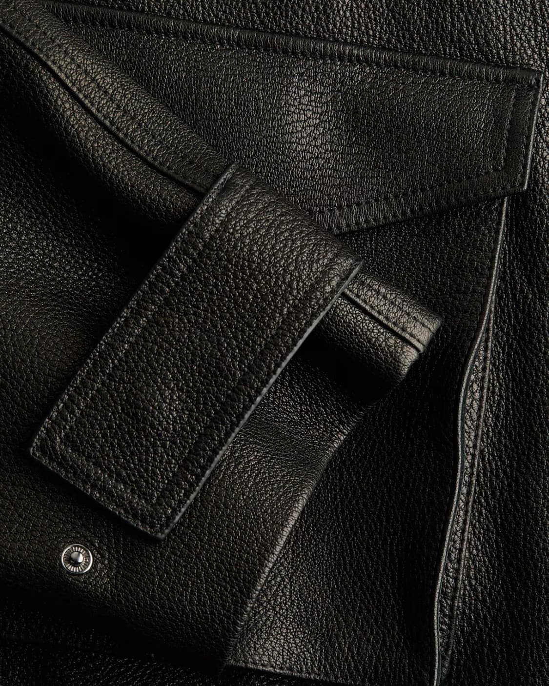 [M]H&M 에이치앤엠 스튜디오 페블럼 레더 자켓 상품이미지8