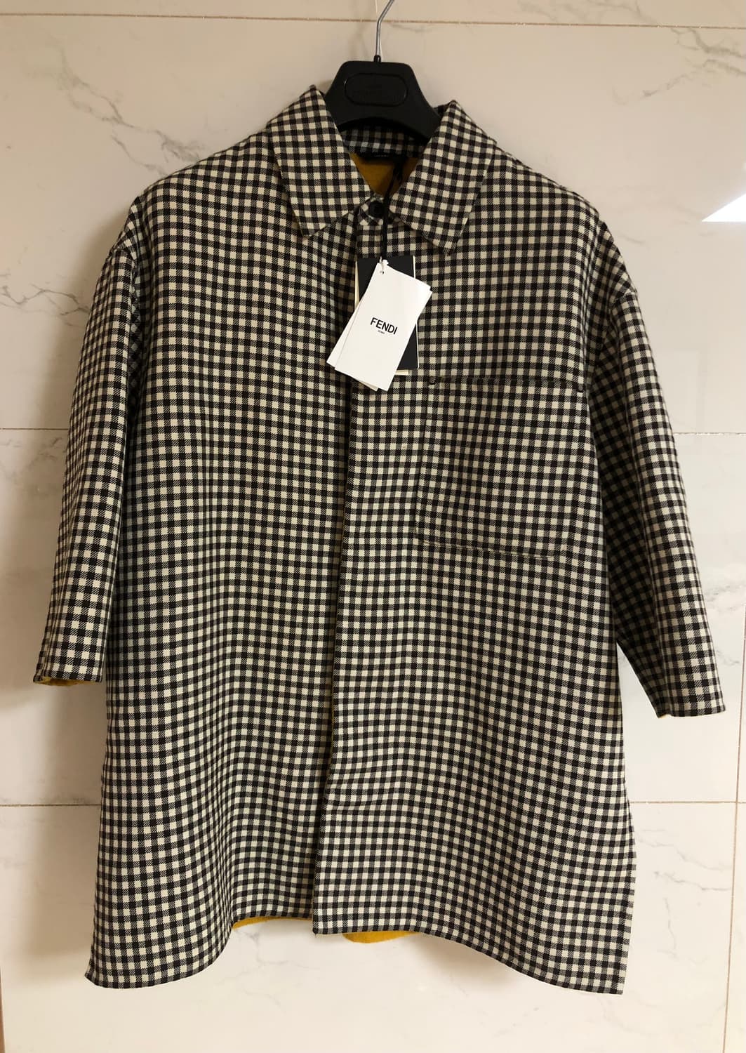 펜디 체크 자켓 상품이미지1