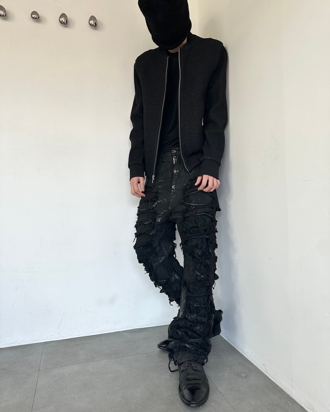 캘빈클라인 디스트로이드 슬래시 봄버 자켓 상품이미지4