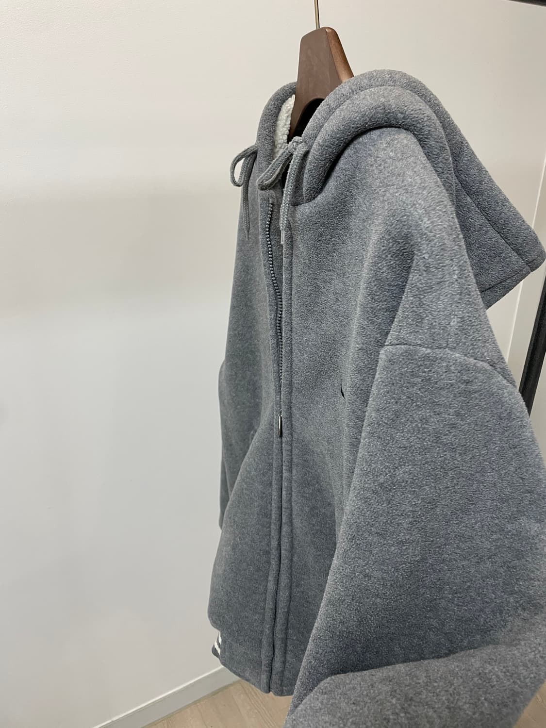 (XL) 나이키 02 스우시 베스킷볼 쉐르파 후리스 후드 자켓 상품이미지9