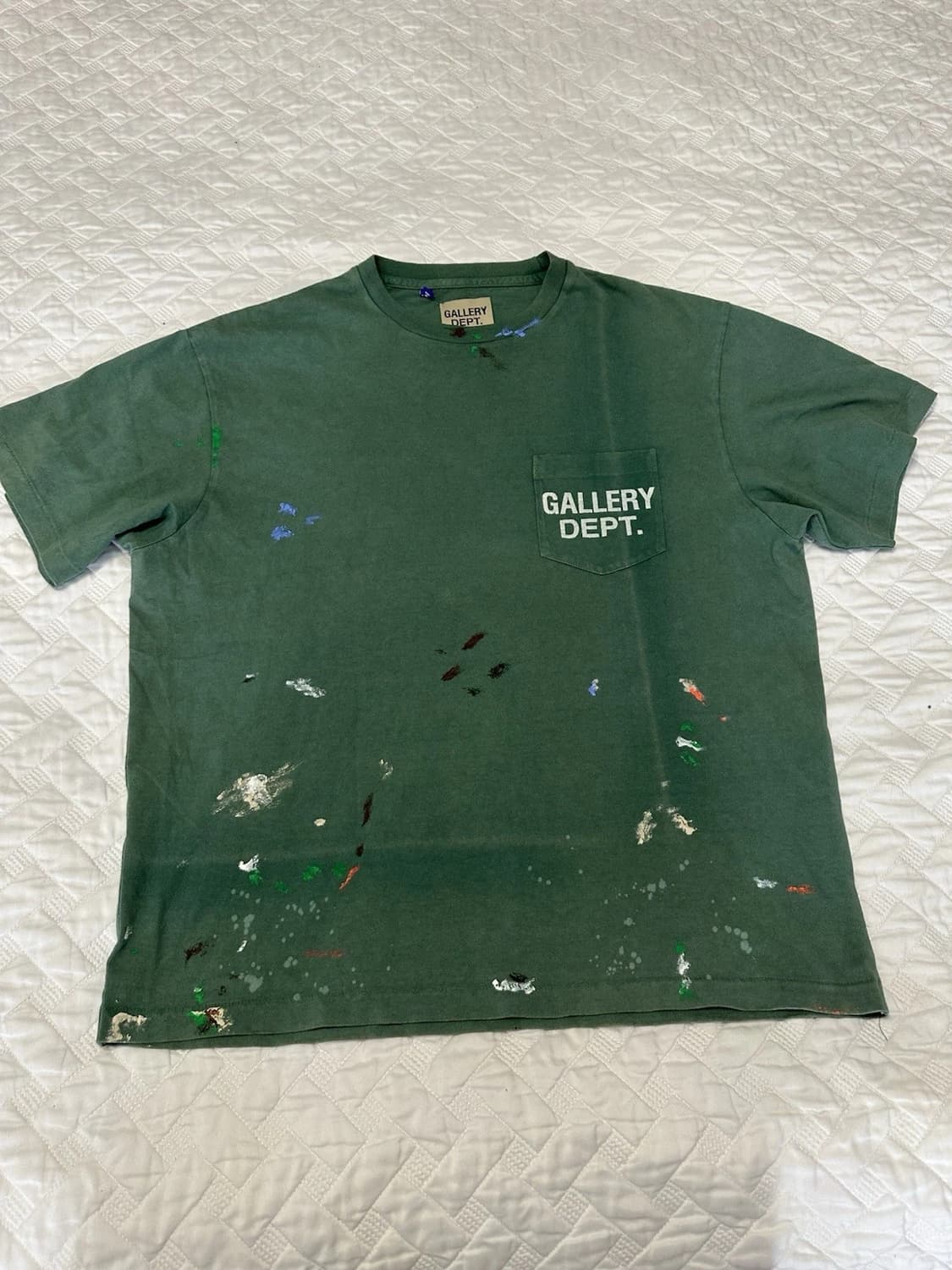갤러리 디파트먼트 빈티지 로고 페인티드 포켓 티셔츠 상품이미지1