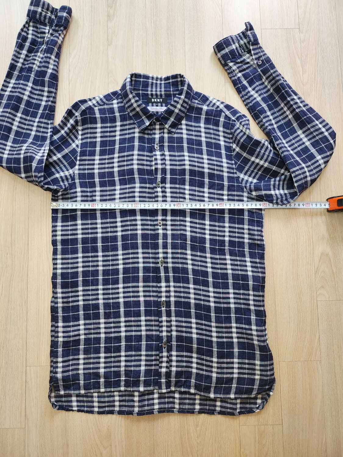 DKNY 린넨체크셔츠 (S 상품이미지8